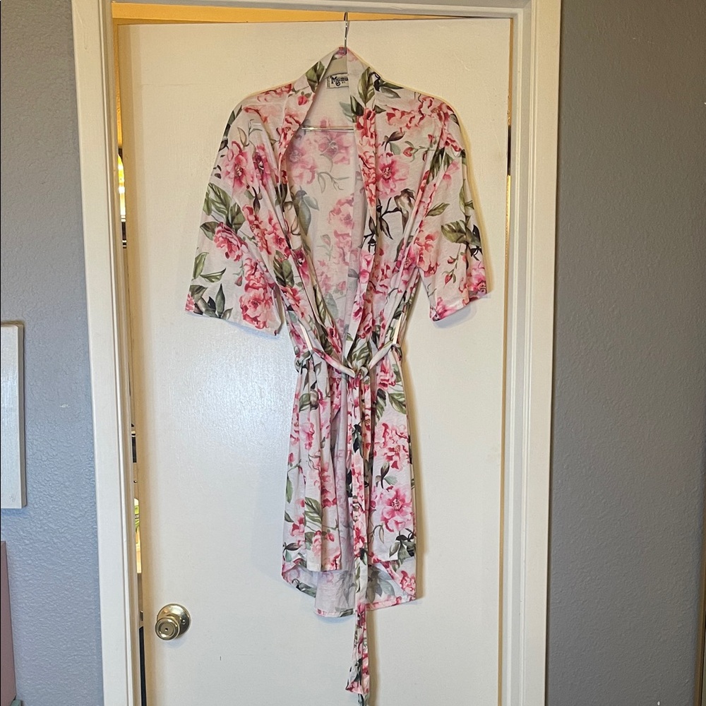 Show Me Your MuMu Floral Robe one size